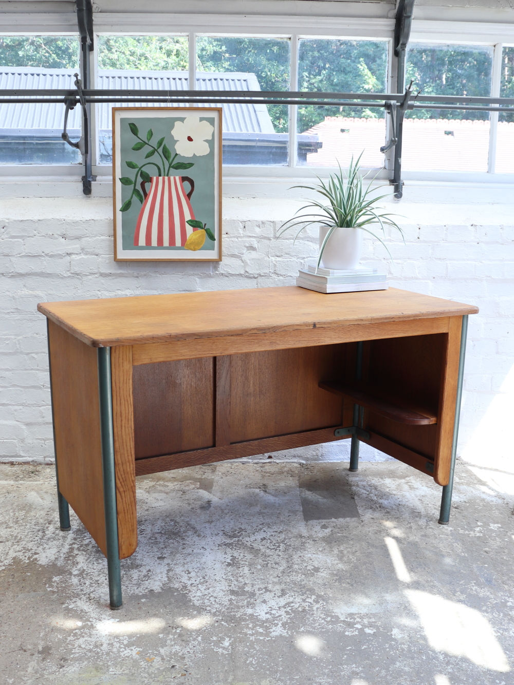 Beautiful Vintage French Jean Prouvé Desk