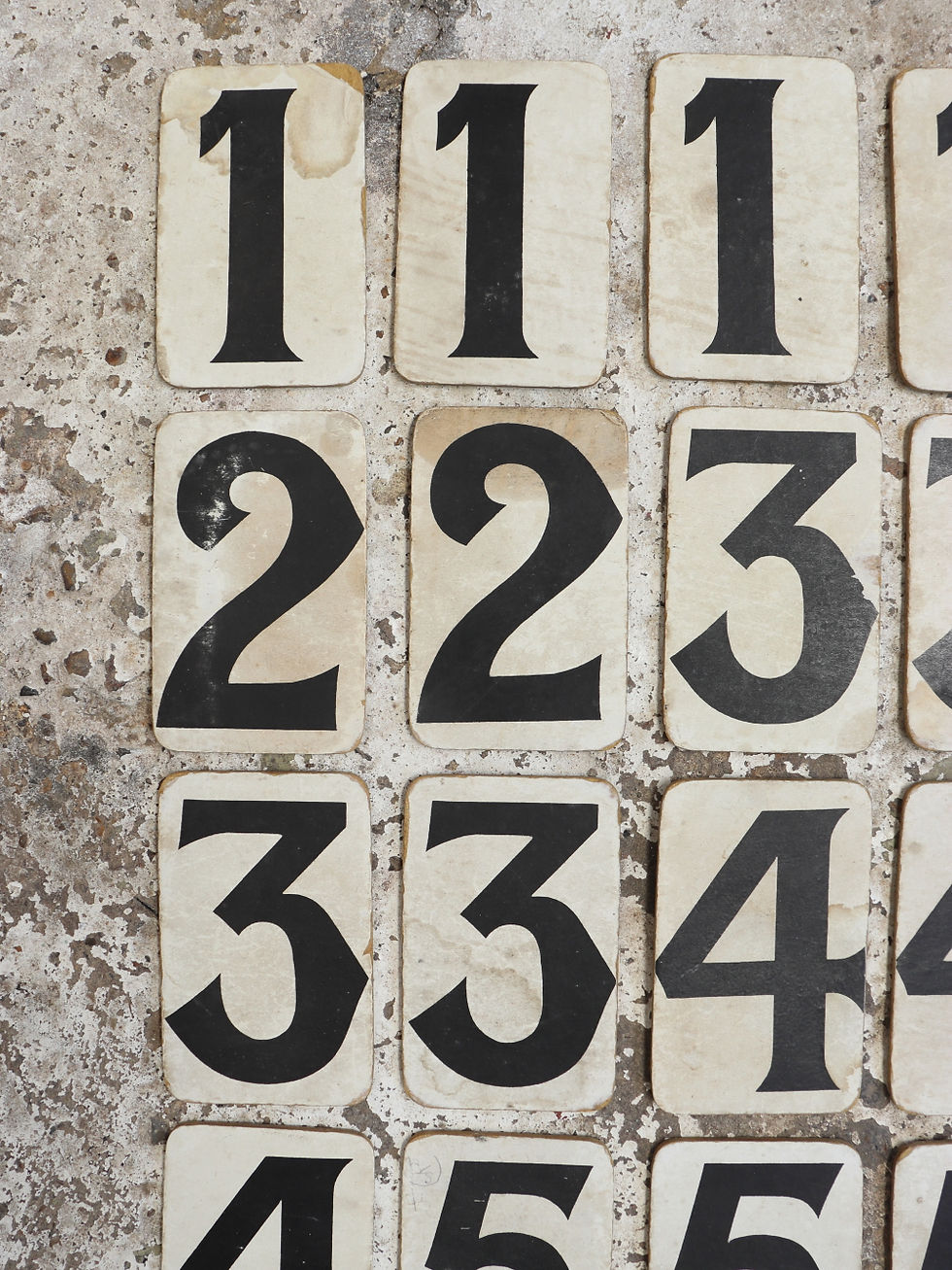 Thumbnail: Clearance - Original Vintage Hymn Numbers And Box