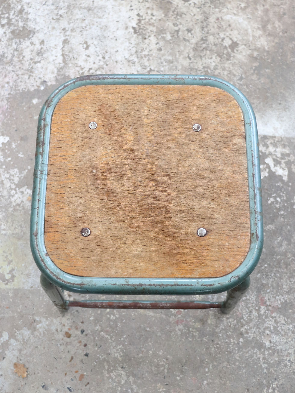 Thumbnail: Lovely Vintage French School Desk And Stool