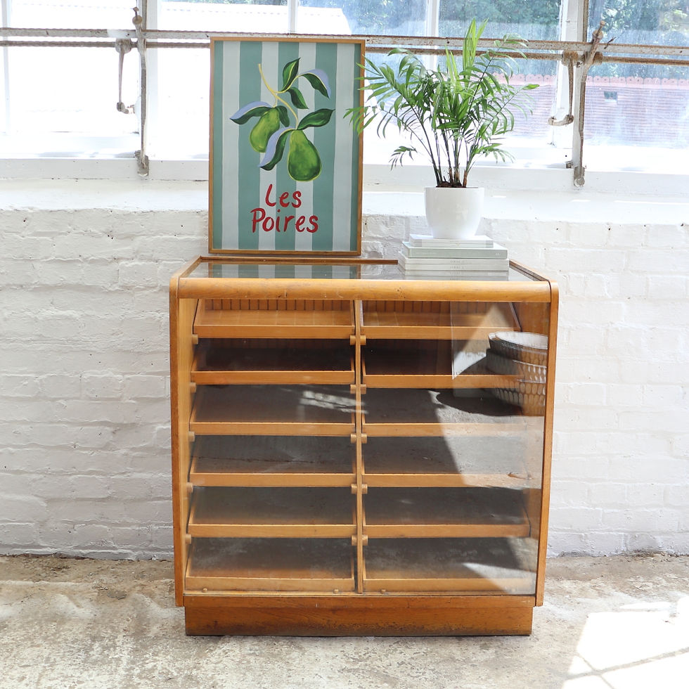 Thumbnail: Beautiful Vintage French Haberdashery Cabinet