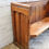 Thumbnail: Beautiful Antique Church Pew With Foldable Seat