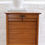 Thumbnail: Beautiful Small Vintage French Tambour Cabinet