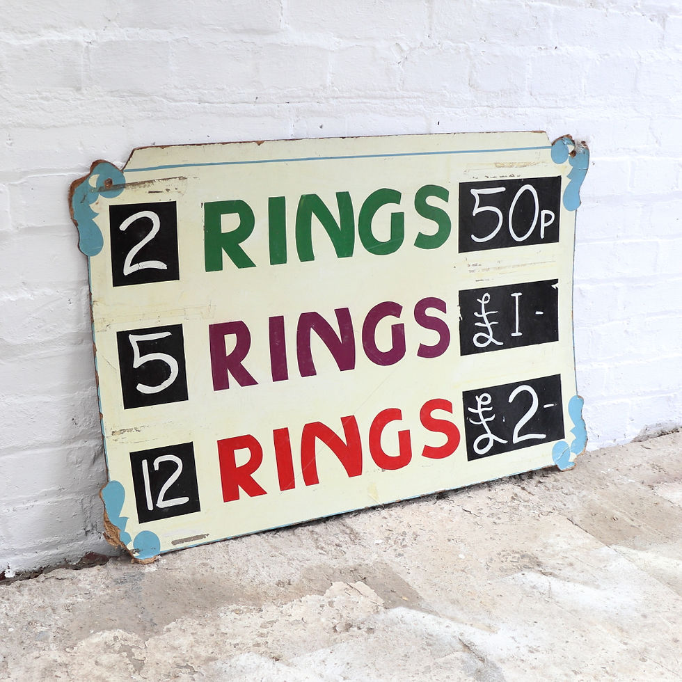 Thumbnail: Original Hand Painted Fairground Sign