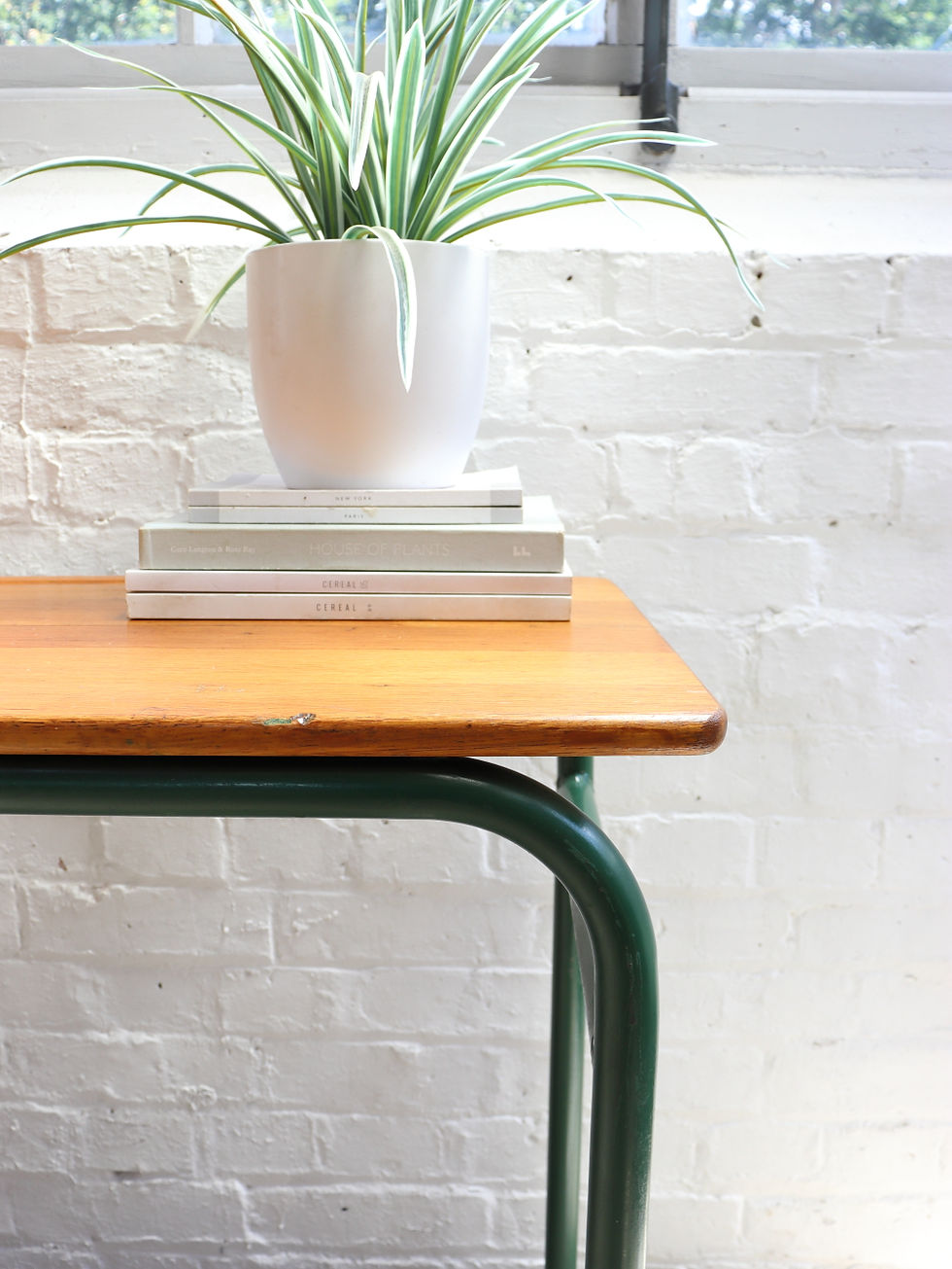Thumbnail: Vintage French Double School Desk