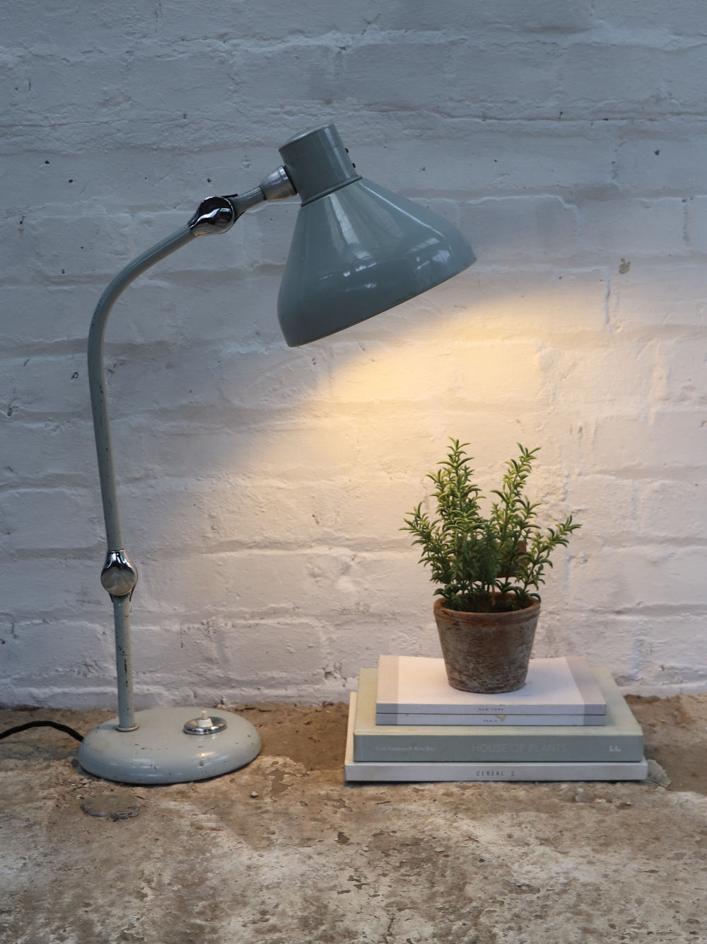 Vintage French Jumo Workshop Lamp Model GS1