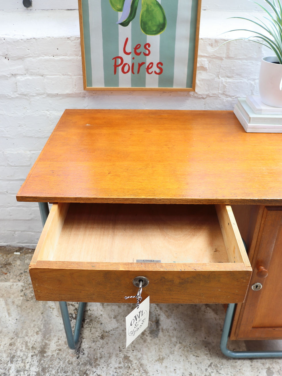 Thumbnail: Lovely Vintage French School Desk