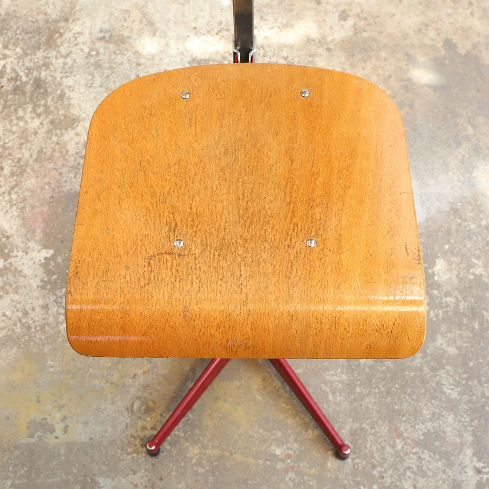 Thumbnail: Lovely French Vintage Industrial Chairs