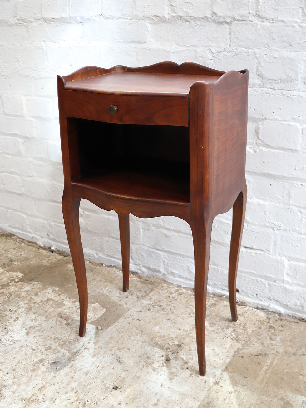 Thumbnail: Beautiful Pair Of Vintage French Bedside Tables