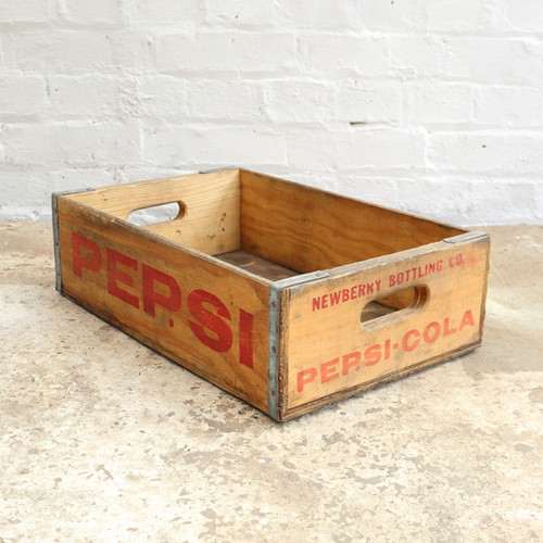 Vintage Pepsi Soda Crate | Owl and the Elephant