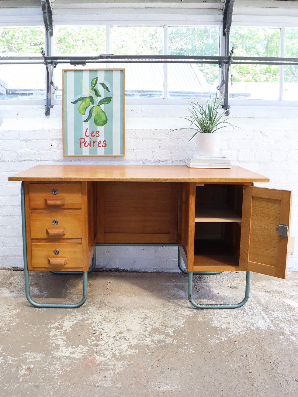 Thumbnail: Gorgeous Large Mullca French Teachers Desk