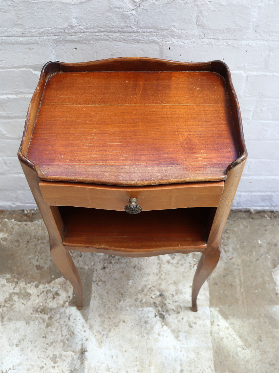 Thumbnail: Beautiful Pair Of Vintage French Bedside Tables