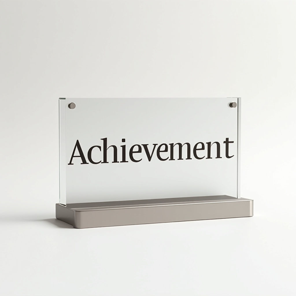 Achievement Desk Plaque