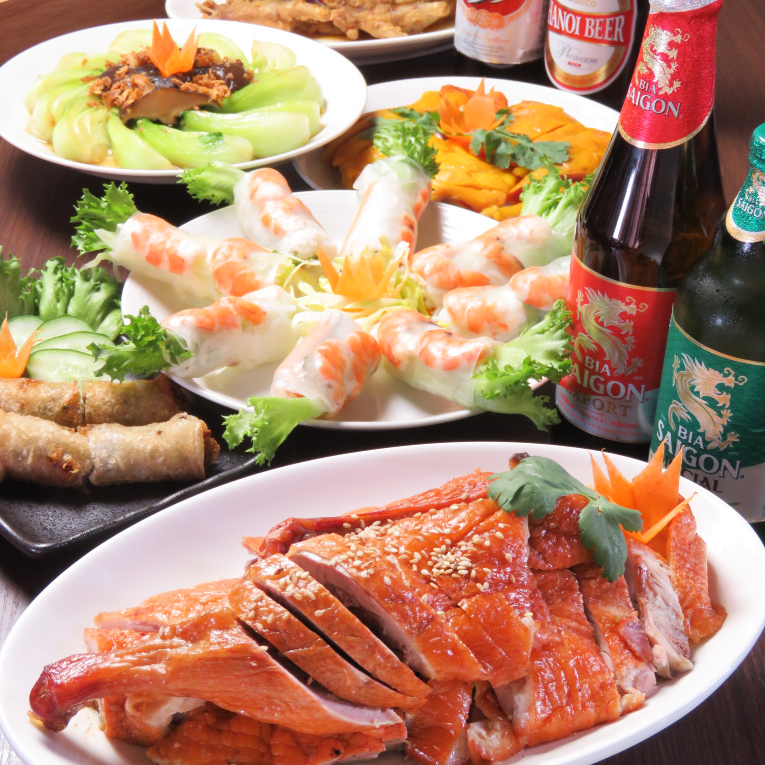 Arranged Food and Objects