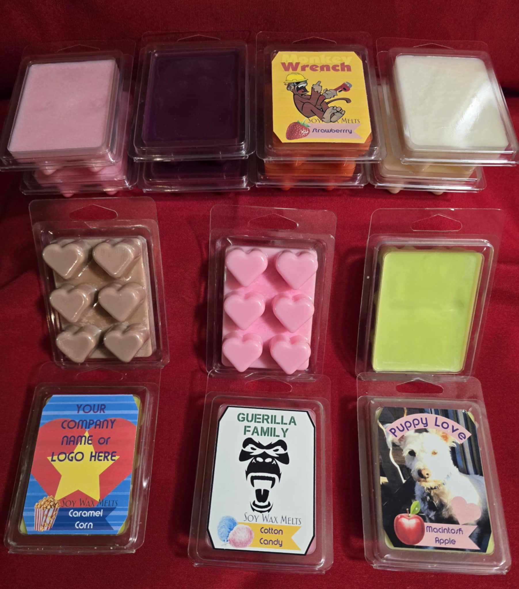 SOY Wax Melts Business Cards - Various Scents