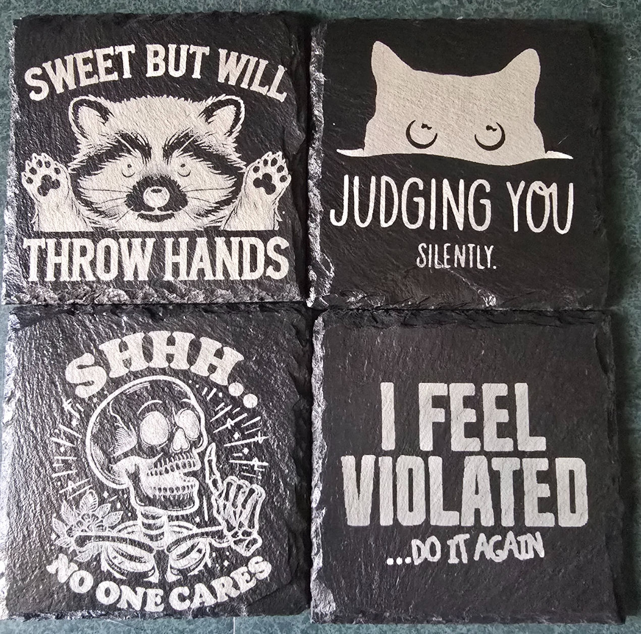 Snarky Coasters Set of 4
