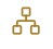 Icon representing organizational structure or networking.