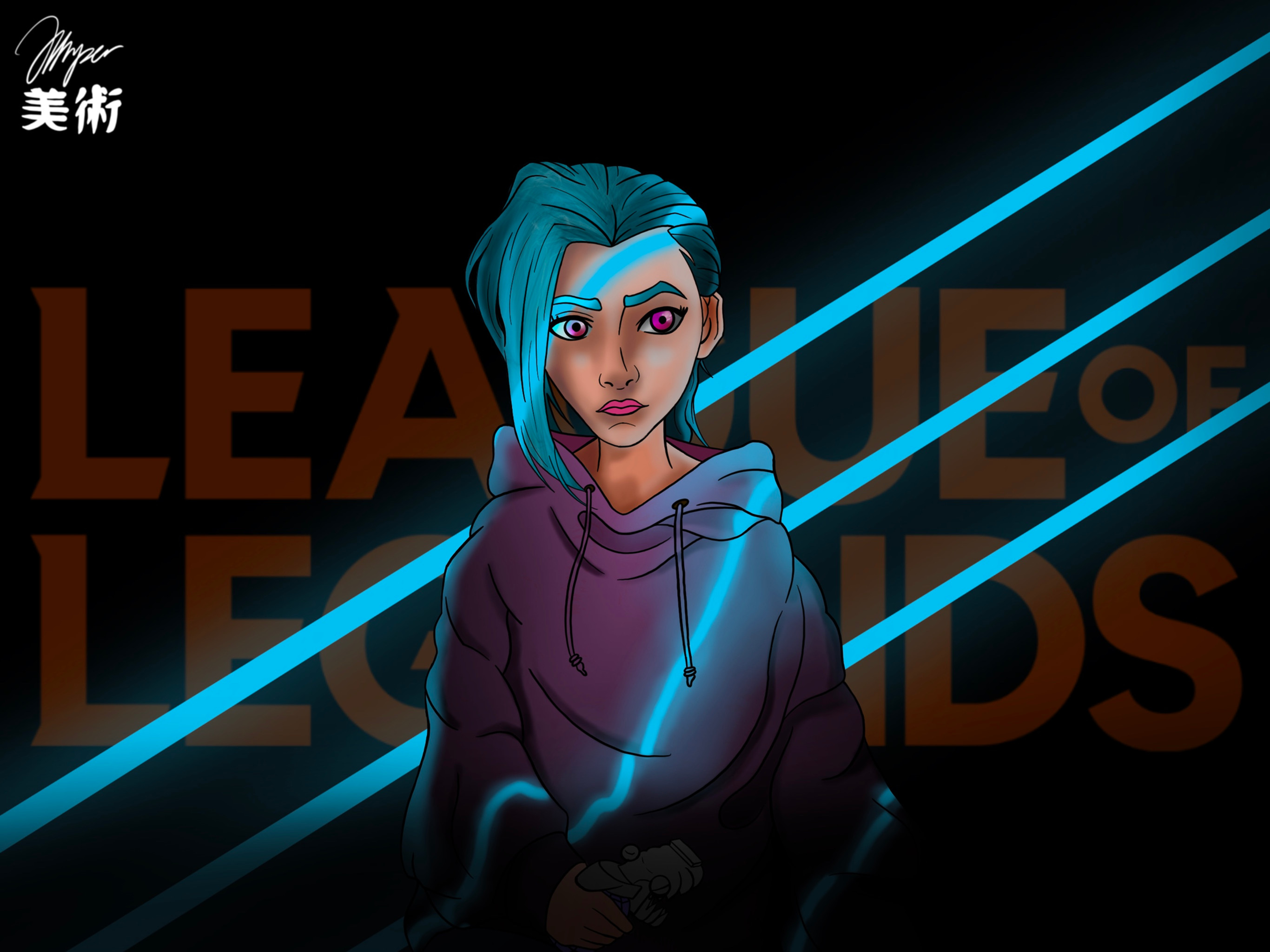 Jinx | League of Legends A3 Poster
