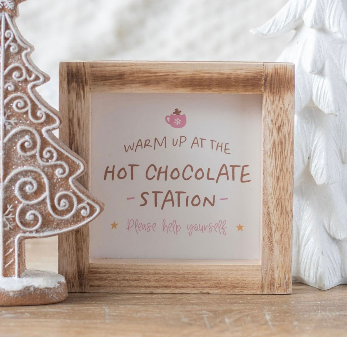 Hot Chocolate Station plaque