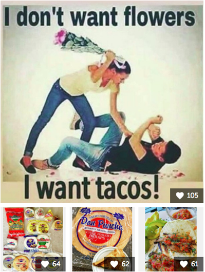 We want tacos