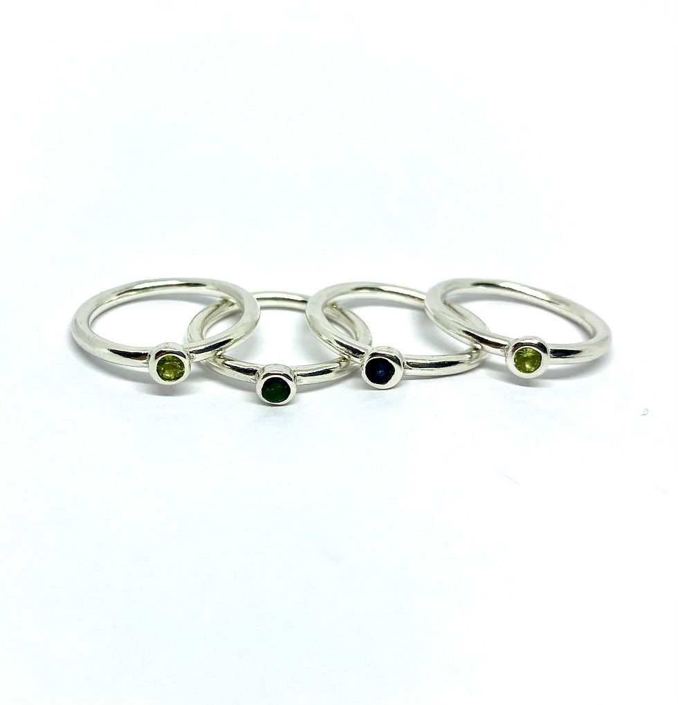 Miniatura: Anillitos de plata