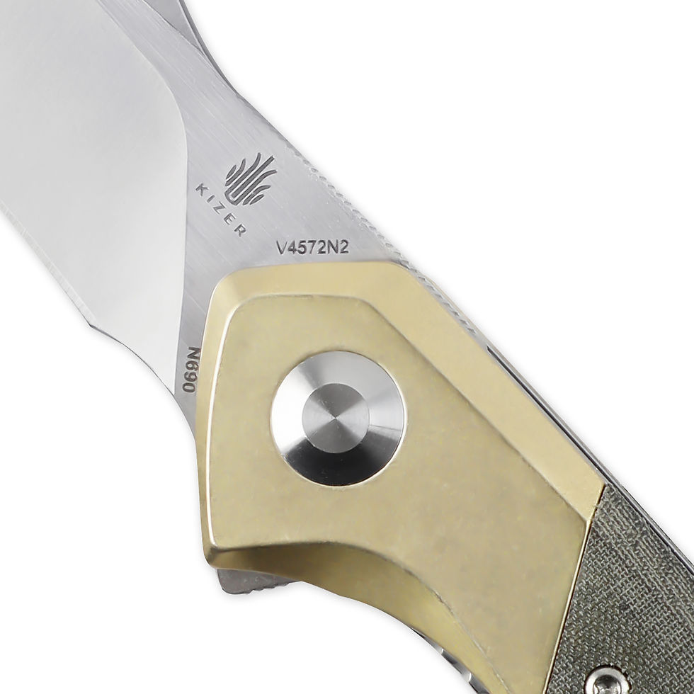 Миниатюра: Grazioso V4572N2 - N690 & Brass+Micarta (Складной нож)