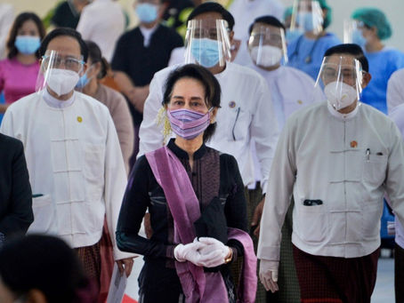 ด่วน!  กองทัพทหารเมียนประกาศยึดอำนาจควบคุมประเทศ