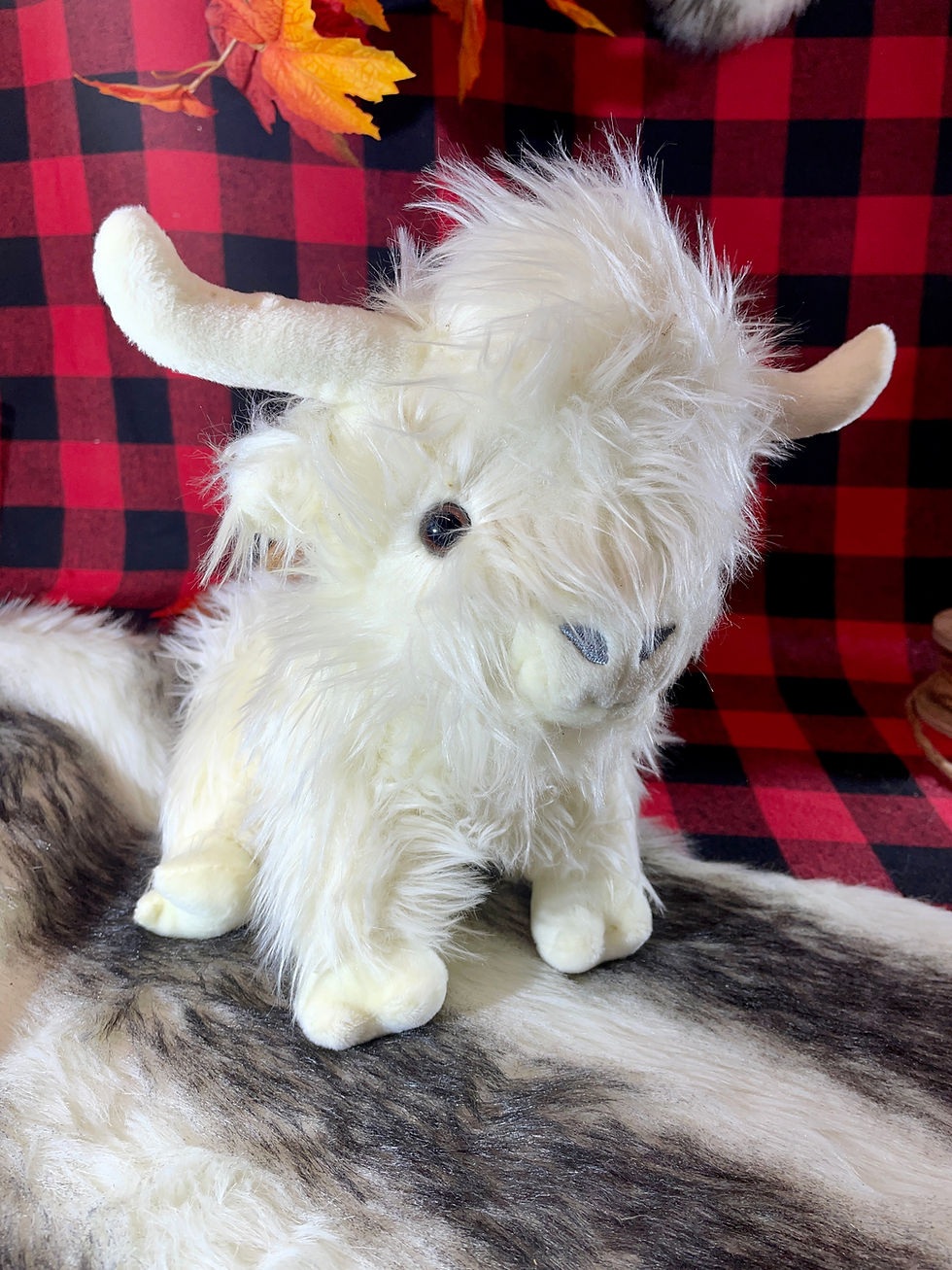 Miniature : Peluche vache highland