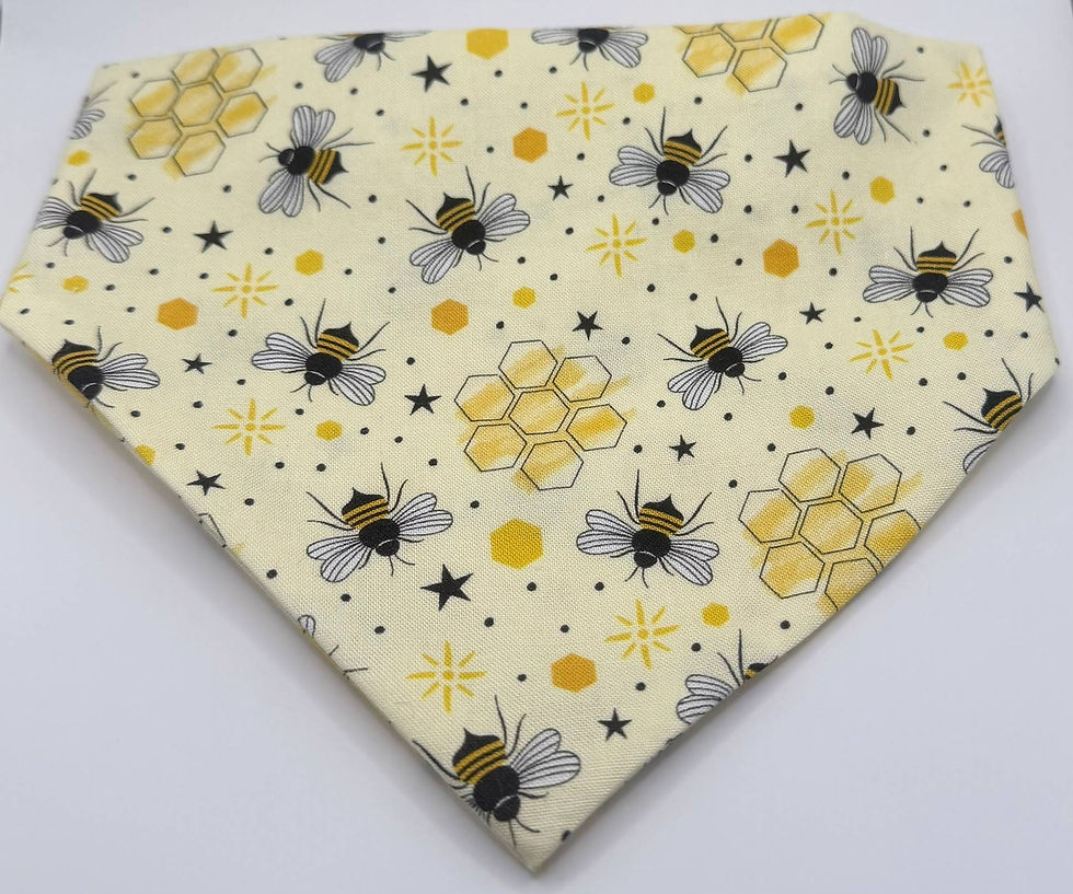 The Honey Bee Collection Scrunchie Dog Bandana
