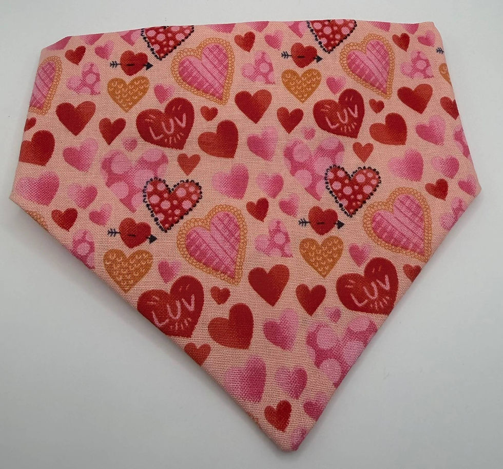 The Love Collection Scrunchie Dog Bandana