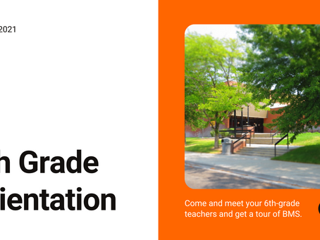 6th Grade Orientation