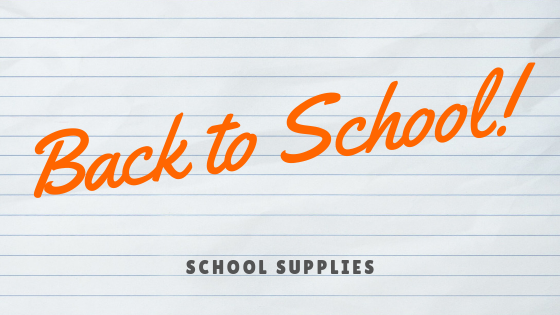 Back to School | School Supplies Banner