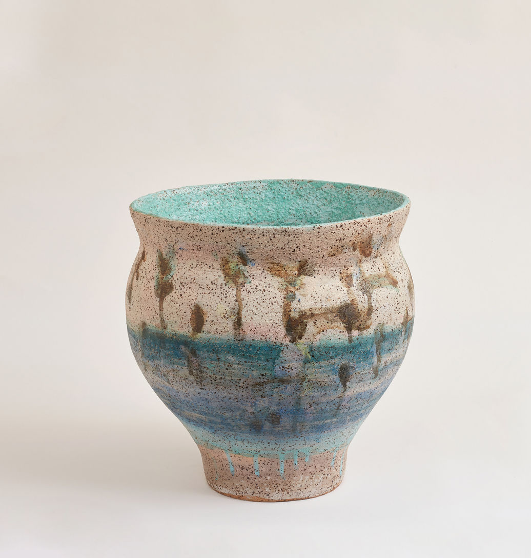 Kate Dorrough, 'Water vessel' stoneware ceramic with glaze', 37 x 37 x 33 cm, 2023