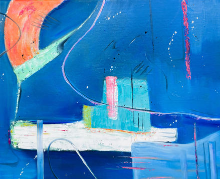 Midnight snacks, 50 x 60 cm, 2024, oil on linen