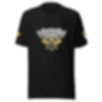 Black t-shirt with Brothers Bond wings and pyramid logo.