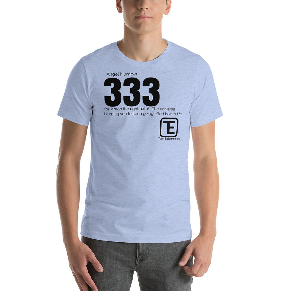 Thumbnail: Angel No. 333 Short-Sleeve Unisex T-Shirt