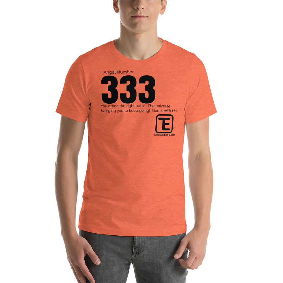 Thumbnail: Angel No. 333 Short-Sleeve Unisex T-Shirt