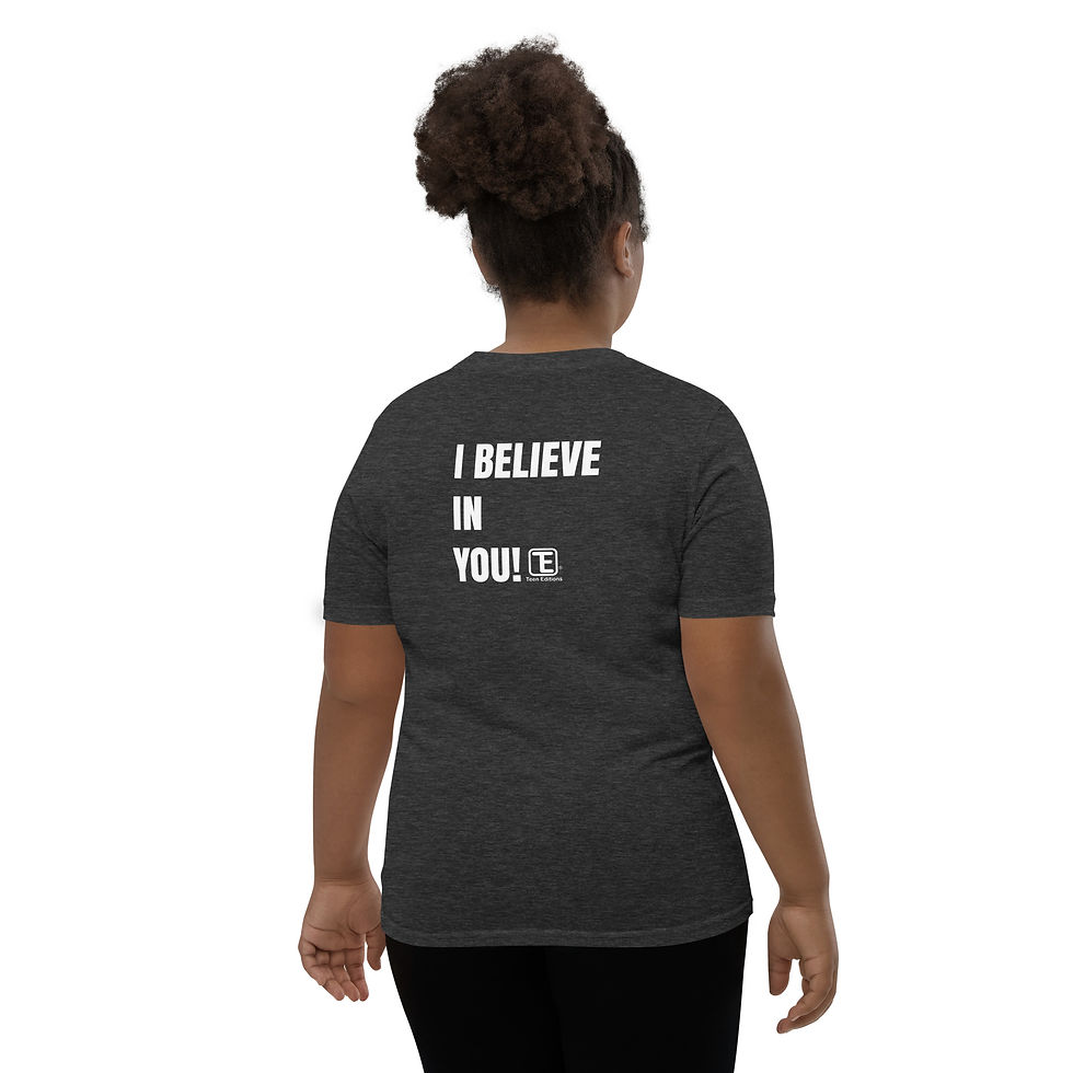 Thumbnail: I Believe in You - Youth Short Sleeve T-Shirt