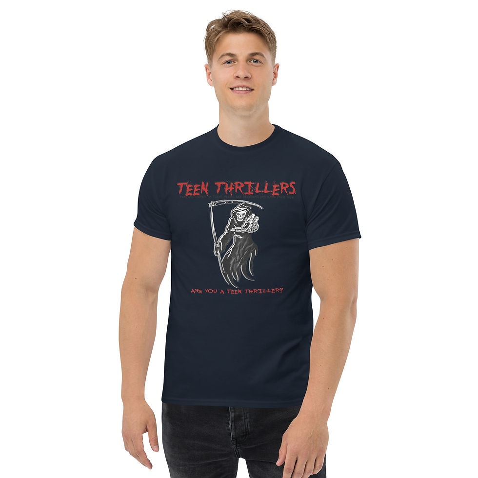 Thumbnail: Teen Thriller's Halloween Crimes Stat-Tee