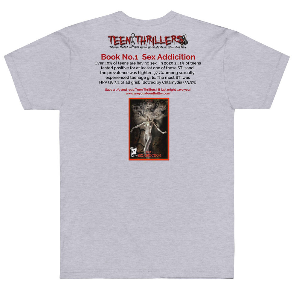 Thumbnail: #1 Sex Addiction - Teen Thriller's Official Stats T-Shirt