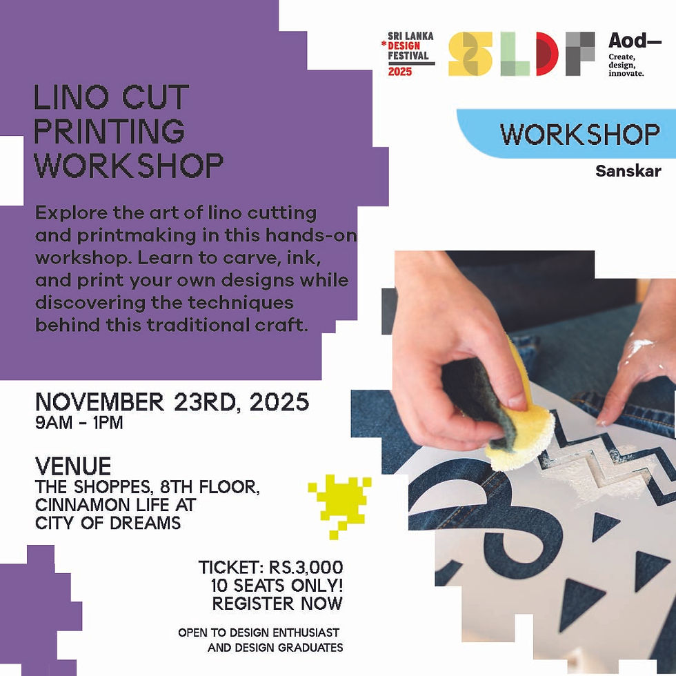 Lino Cut Printing Workshop 