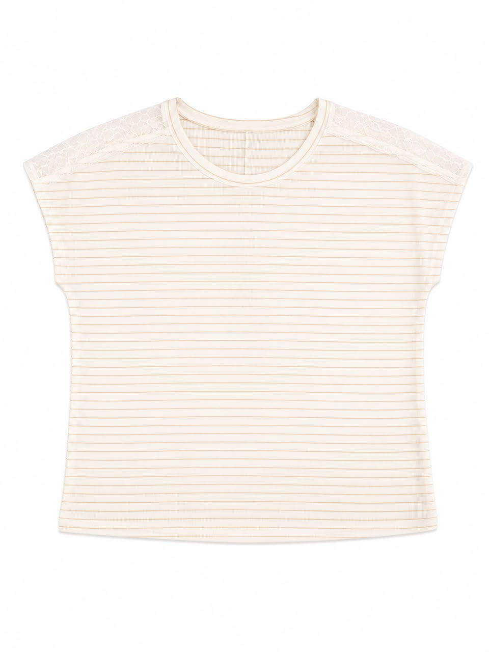 Miniatura: ART 127-8 REMERA MICRO MORLEY Y PUNTILLA HOMBROS OCTAVIA