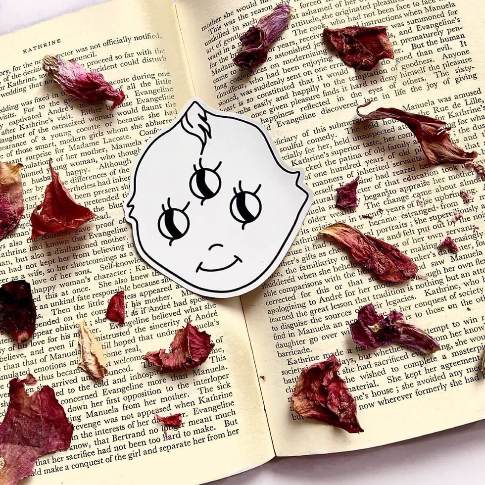 Thumbnail: Hopeless Dolls Head Sticker