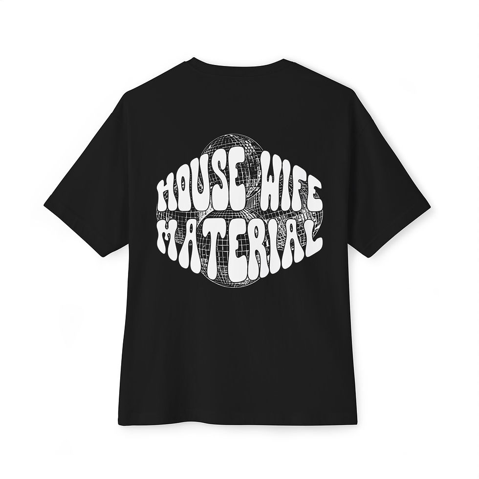 Thumbnail: House Wife Material Oversized Boxy Tee