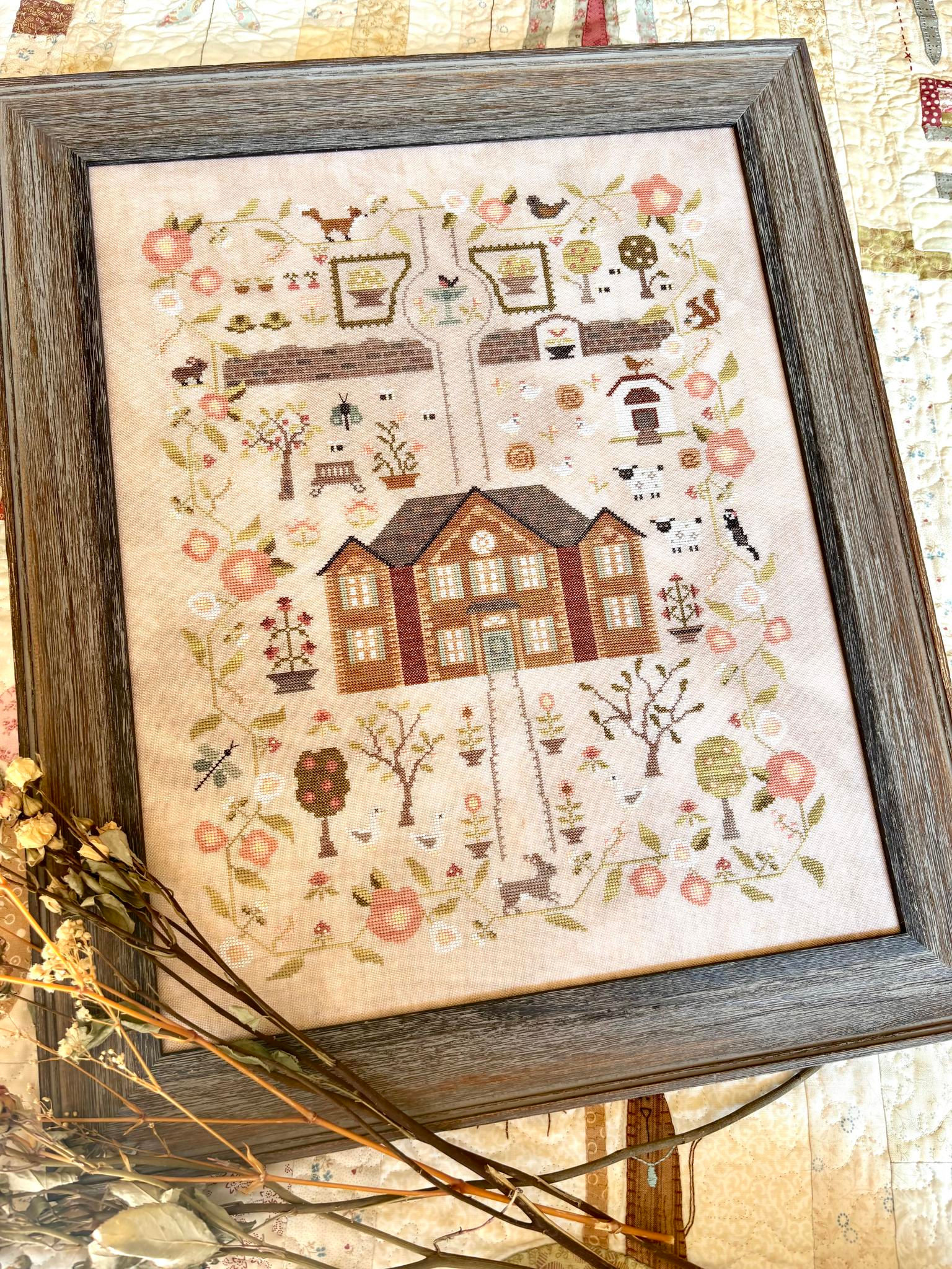 The Garden at Rosewood Hollow by Blueberry Ridge Designs - Chart