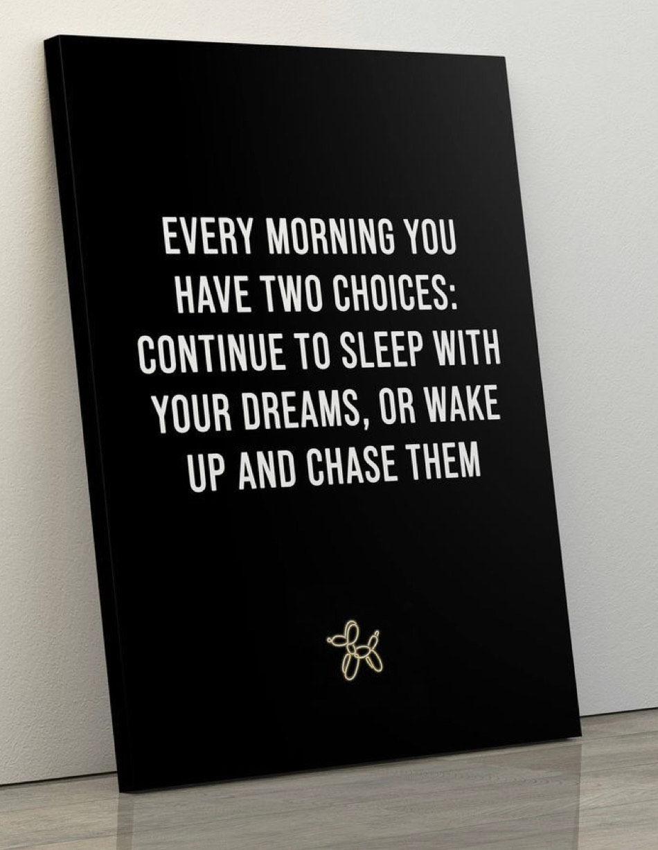 "YOU HAVE 2 CHOICES"