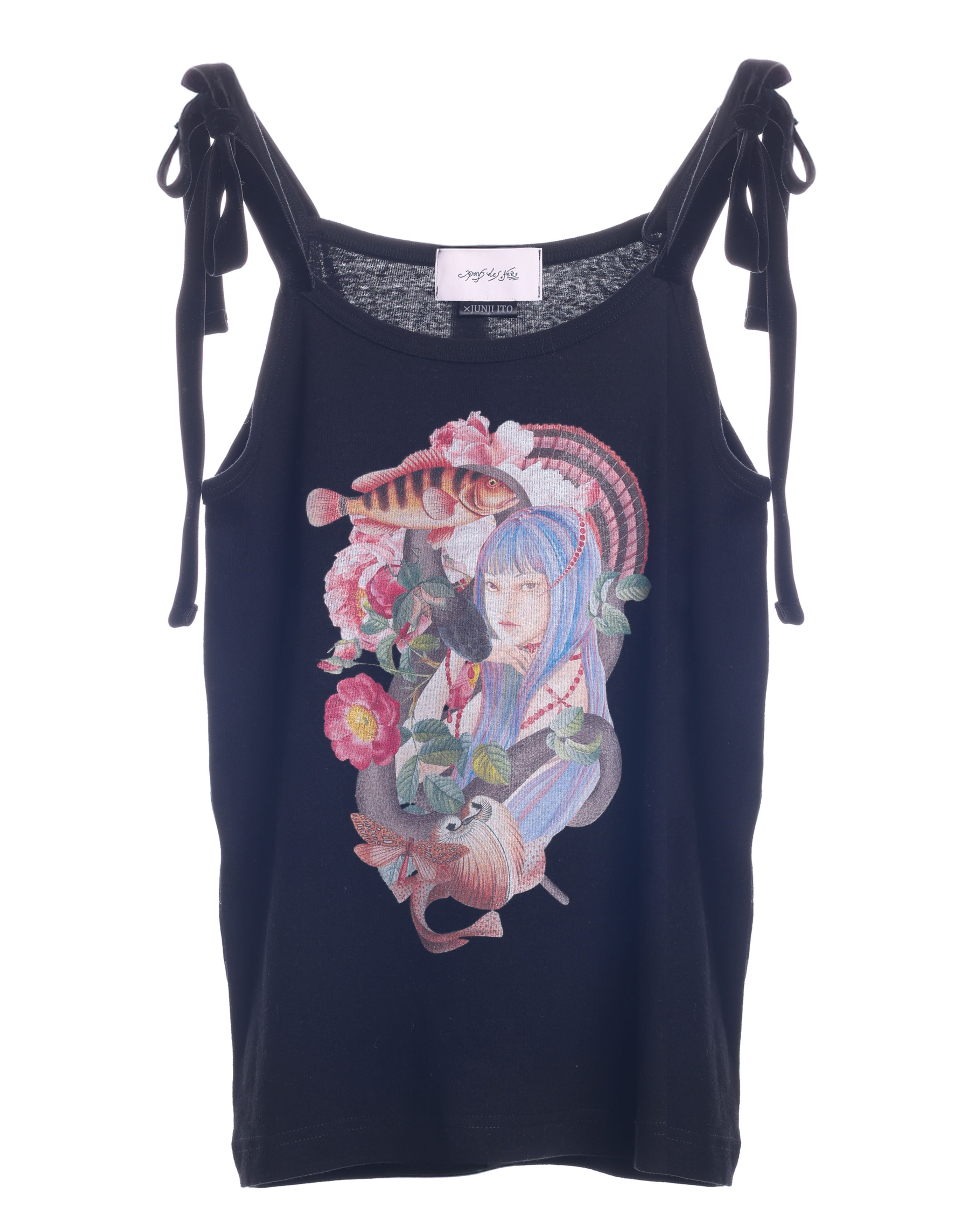 4 月发货:蛇形 Tomie 蝴蝶结吊带背心