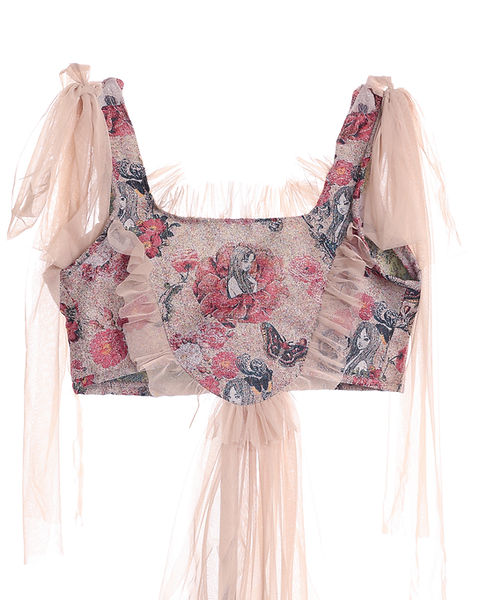 【11月末まで特価】伊藤潤二×pays des fées 富江 ビスチェ 伊藤潤二とファッションブランド「pays des fées」がコラボ 西武渋谷で