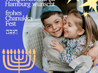 Chag Chanukka Sameach vom Israelitischen Tempelverband zu Hamburg!