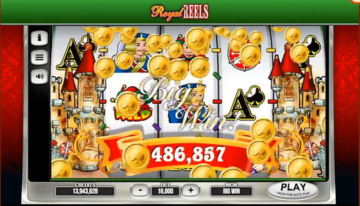 Royal Reels Casino Interface on Mobile and Desktop