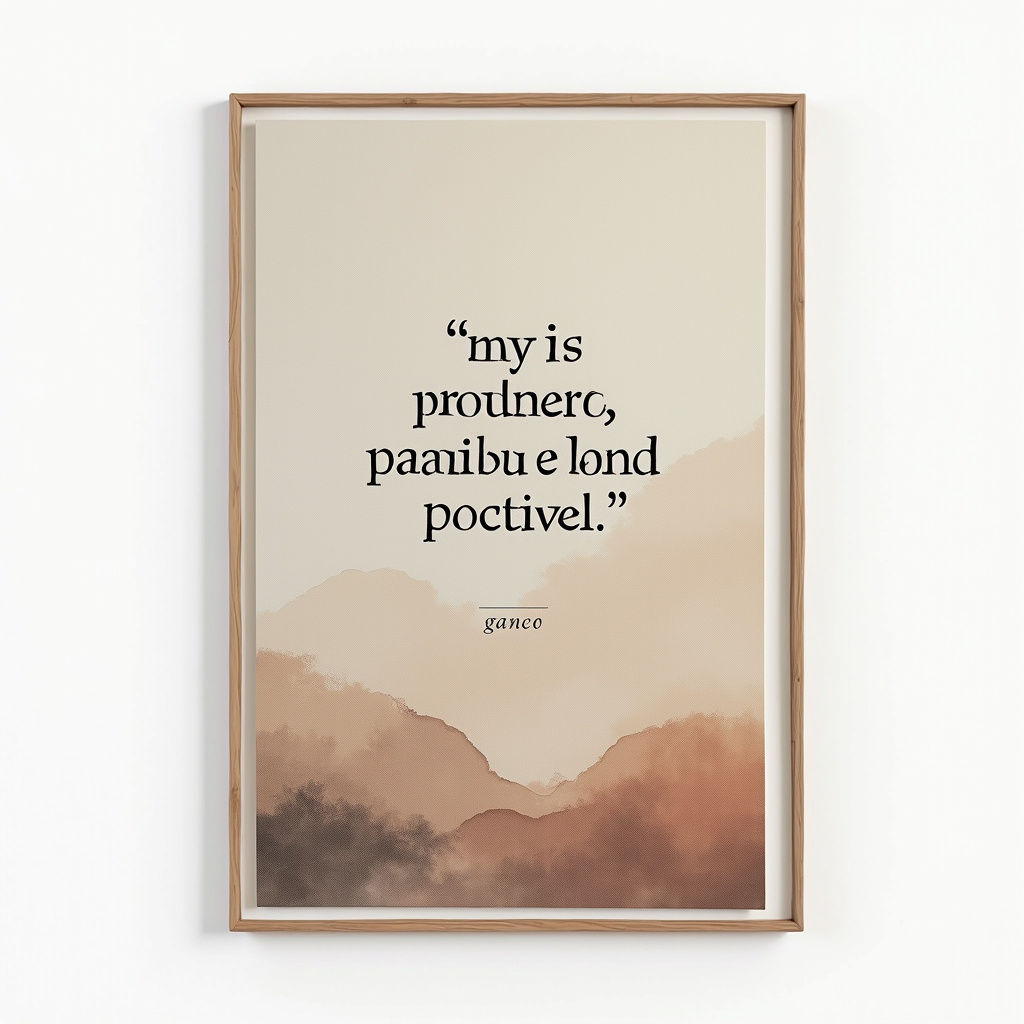 Póster Inspiracional Artístico